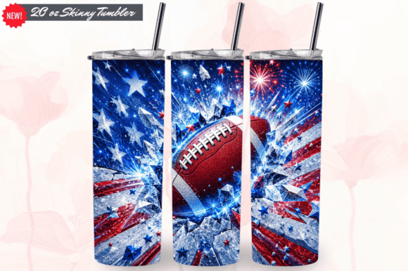 Download American USA Football 20oz Tumbler Wrap - Tumbler wrap Collection
