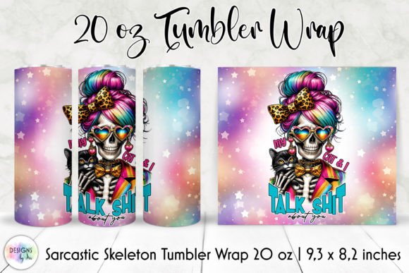 Download Sarcastic Skeleton Coffee Tumbler Wrap - Tumbler wrap Collection