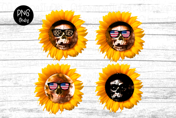Download Mom Life Skull Sunflower Sublimation PNG - Mom life skull Collection