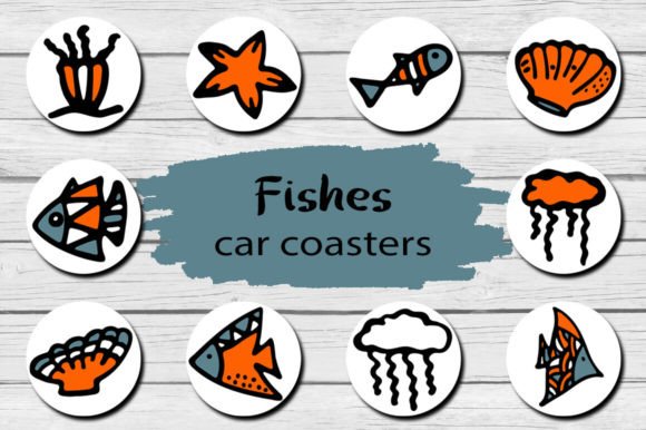Download Underwater World Car Coaster Sublimation - Car coaster sublimation Collection