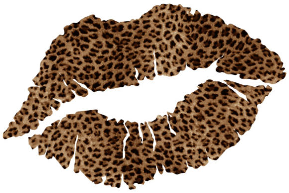 Download Cheetah Lips, Leopard Lips, Sublimation - Lips Collection