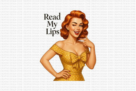 Download Retro Read My Lips PNG - Lips Collection