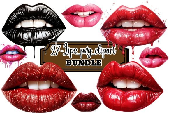 Download Lips Png Sublimation Design Bundle - Lips Collection