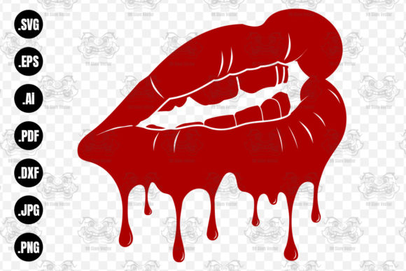 Download Dripping' Lips SVG, Lips Svg Cut File - Lips Collection