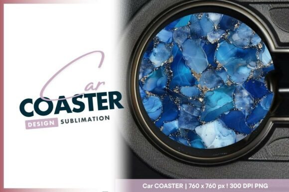 Download Blue Marble Car Coaster Sublimation - Car coaster sublimation Collection