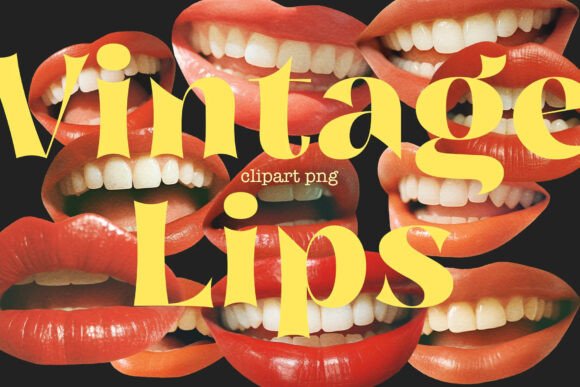 Download Vintage Lips PNG - Lips Collection