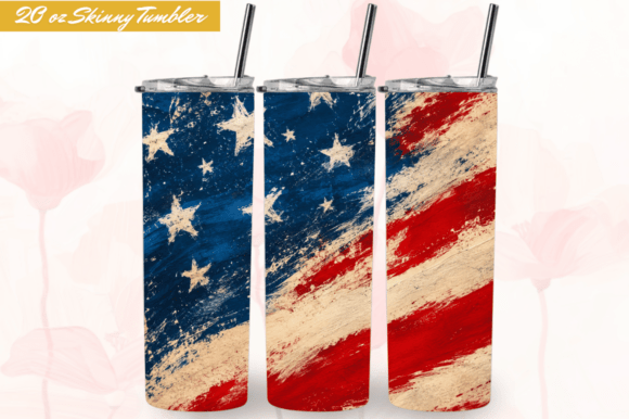 Download AMERICAN Vintage Flag 20oz Tumbler Wraps - Tumbler wrap Collection