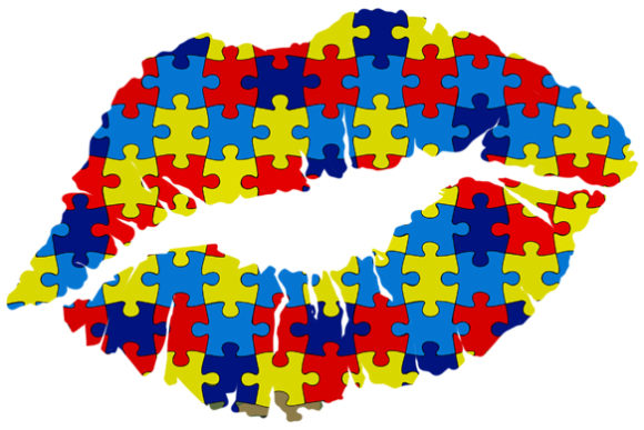 Download Autism Lips Sublimation Design - Lips Collection