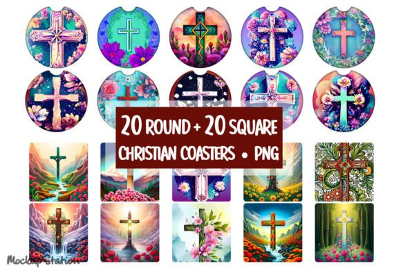 Download Christian Car Coaster Sublimation Bundle - Car coaster sublimation Collection